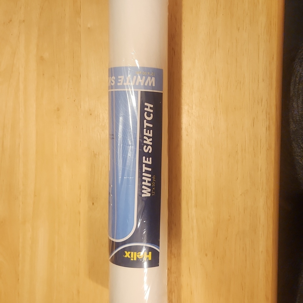 Helix 12" X 50 Yds New Sealed sketching paper roll